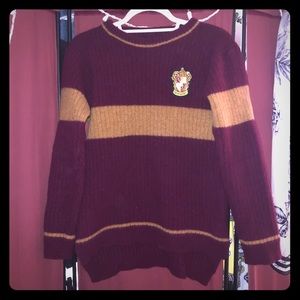 S/M Harry Potter Gryffindor Wool Sweater